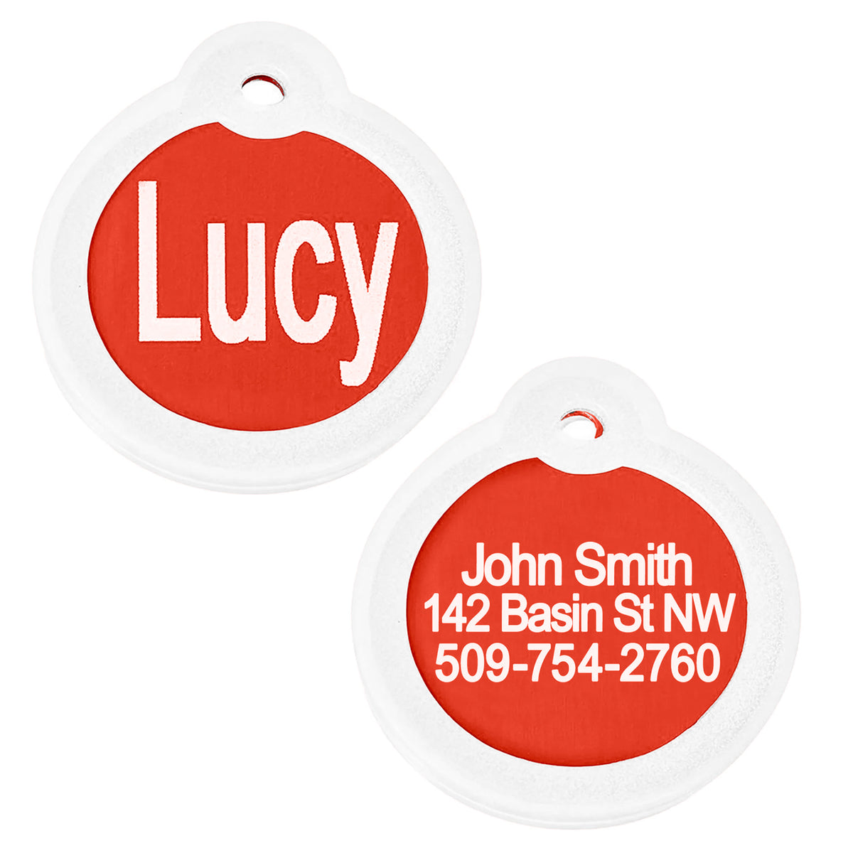 Pet ID Tags with Tag Silencer