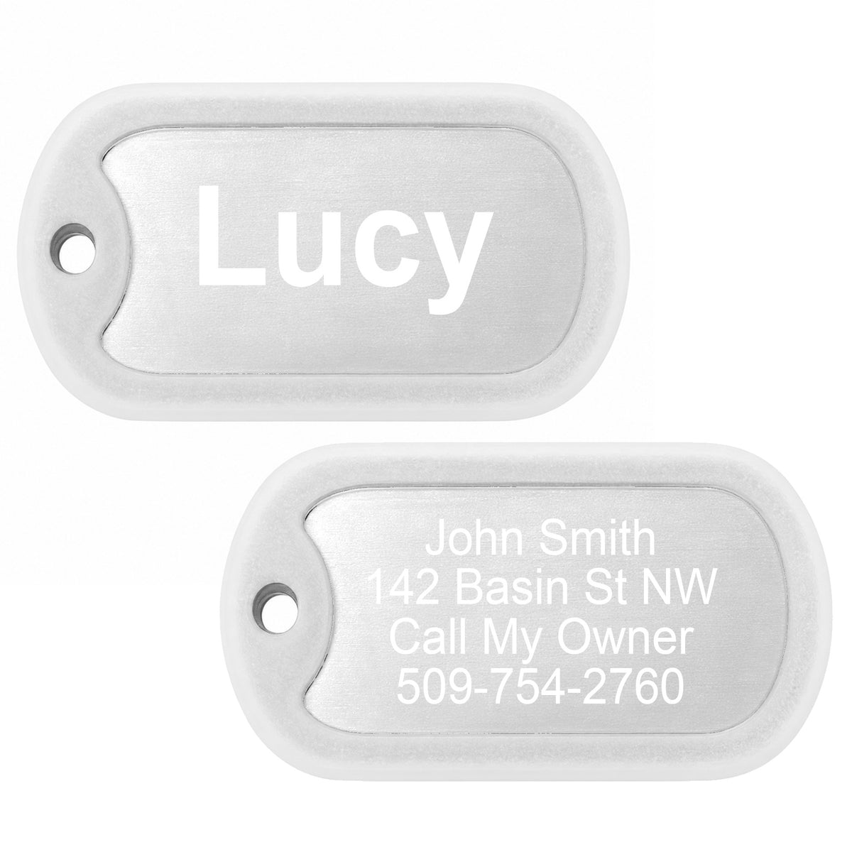 Pet ID Tags with Tag Silencer