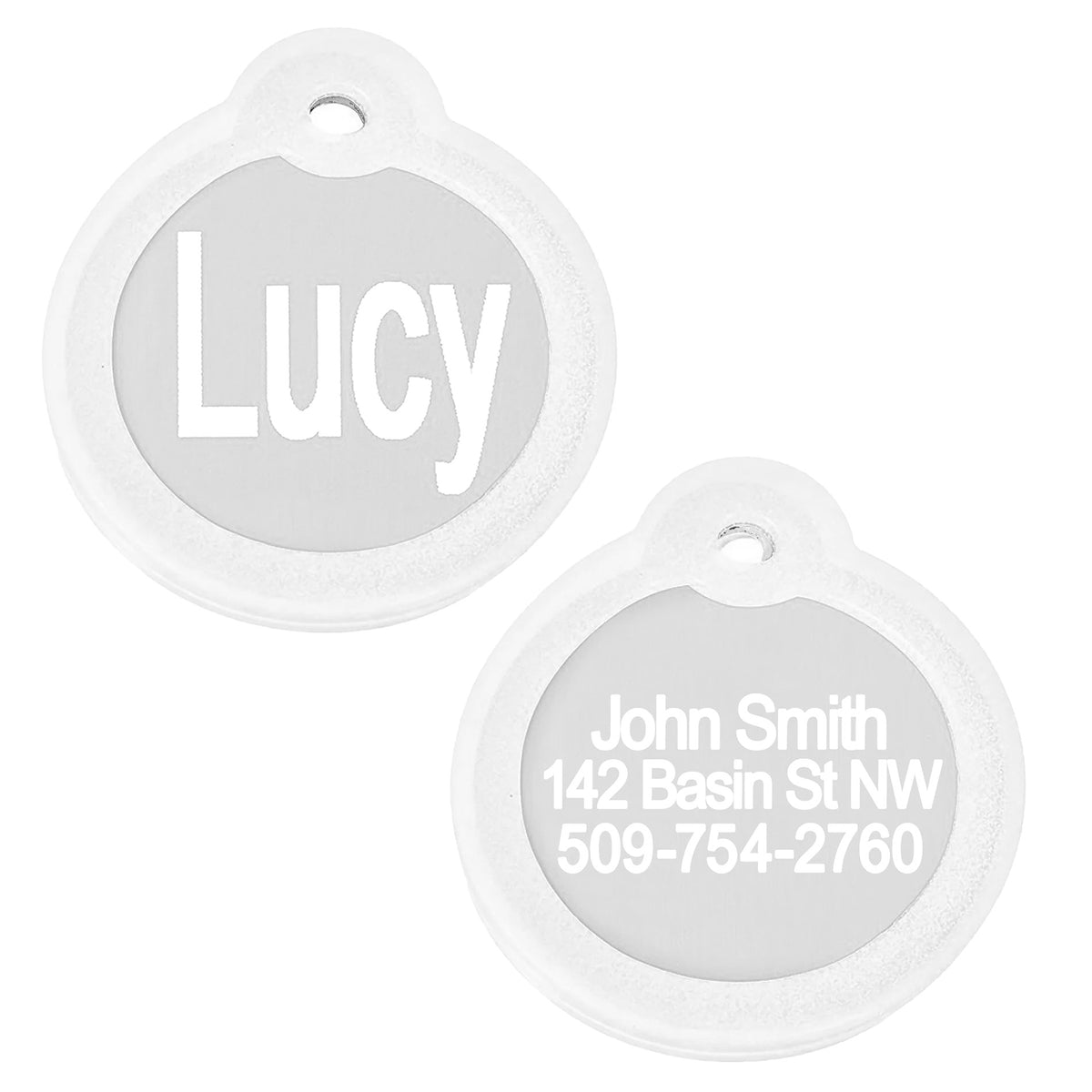 Pet ID Tags with Tag Silencer