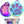 Load image into Gallery viewer, Glitter Paw Print Pet ID Tag
