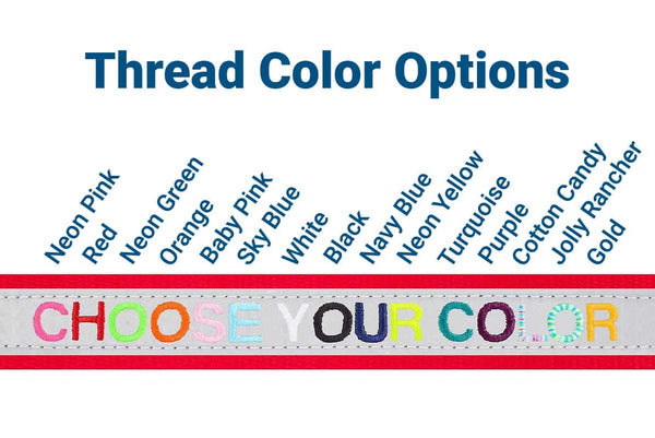 GoTags Thread Color Options