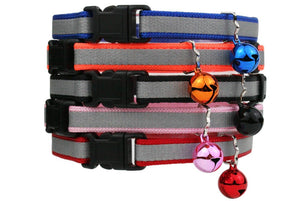 GoTags Breakaway Reflective Cat Collars with Bell