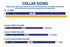 Size chart showing collar sizing ranges and measurement instructions for metal buckle dog collars with rivet-on nameplate