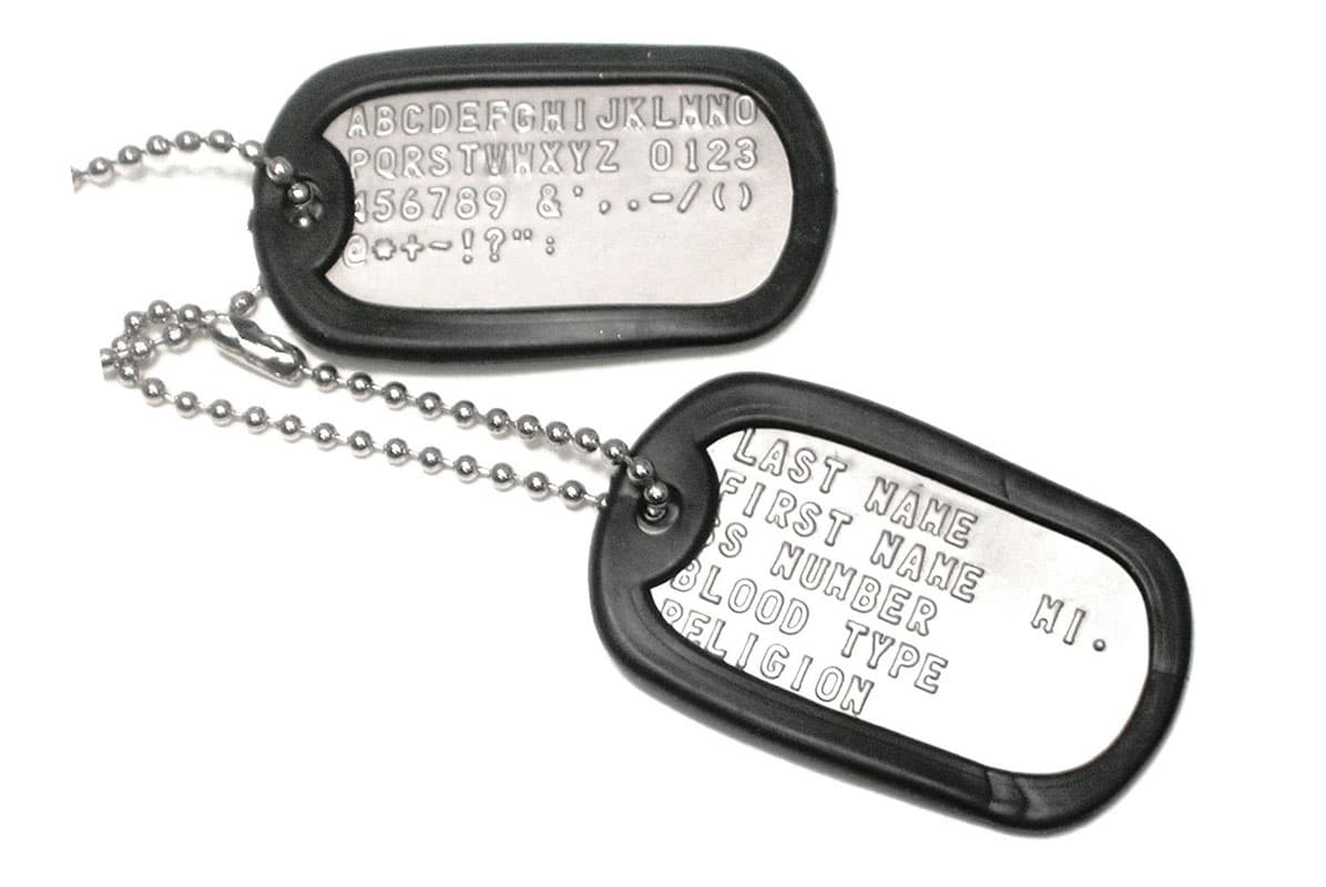 Custom dog tags for people