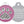 Load image into Gallery viewer, GoTags Pink Paw Print Pet ID Tag with Swarovski Crystals Personalized Engraved
