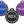 Load image into Gallery viewer, GoTags Round Pet Tags with Swarovski Crystals, Personalized Engraved Dog Tags
