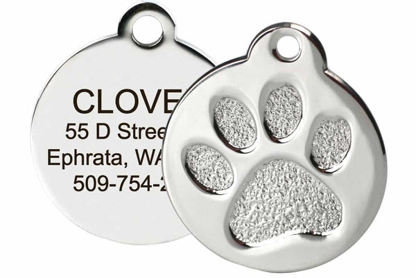 Stainless Steel Pet ID Tags Personalized Engraved Dog Tags 
