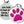 Load image into Gallery viewer, GoTags Stainless Steel Pet Tag with Pink Glitter Paw Print, Personalized with 4 Lines of Engraved Text
